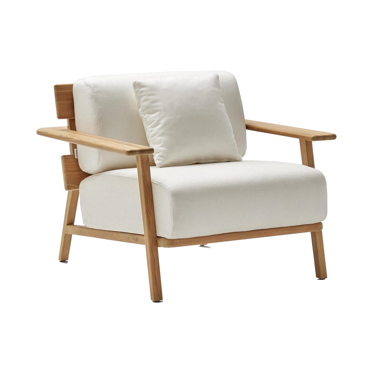Curved Back Lounge Chair