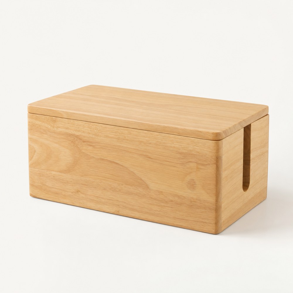 Wooden Cable Storage Box